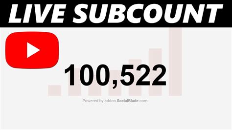 subscriber count youtube